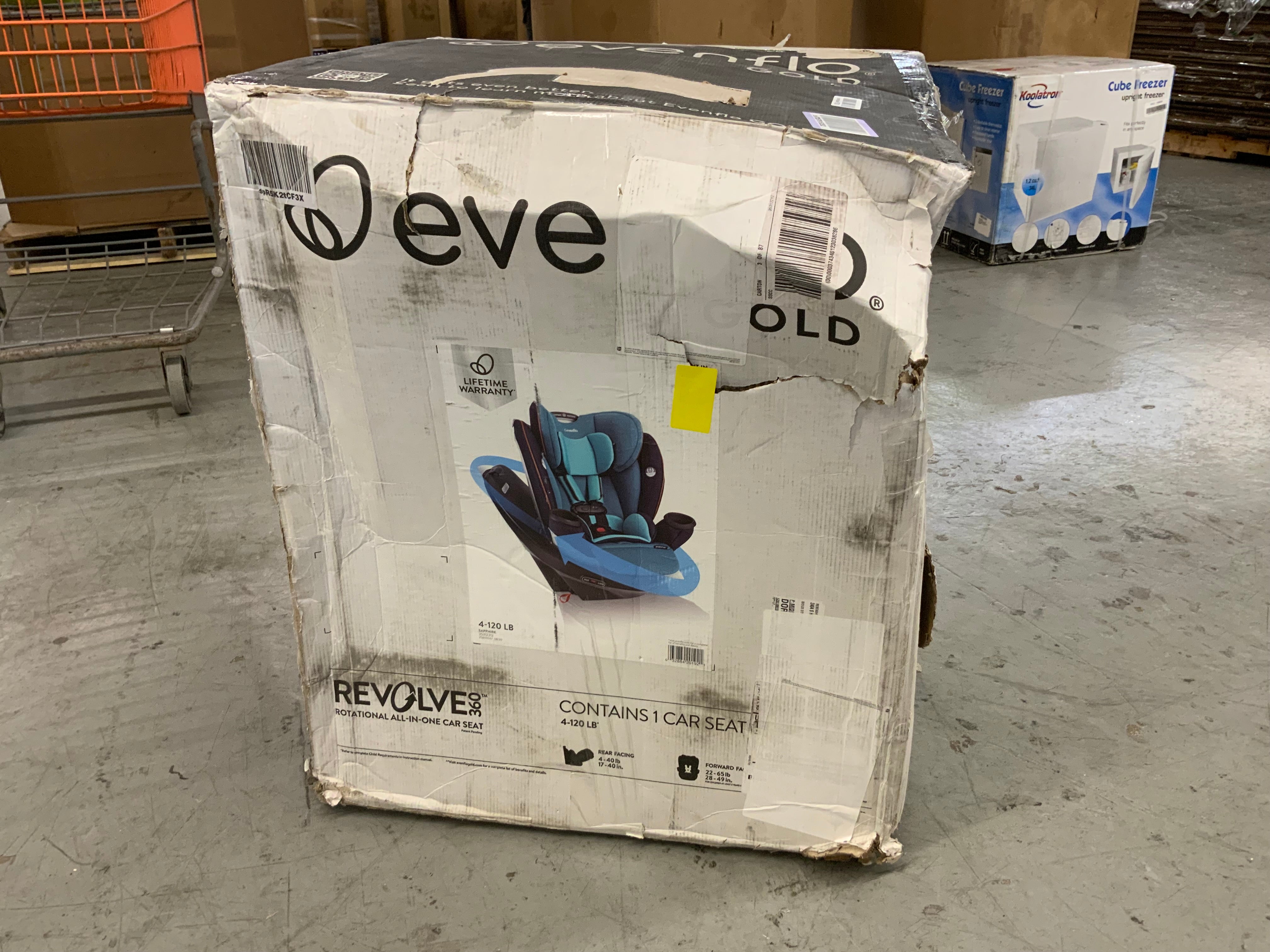 Evenflo Gold Revolve 360 Rotational All-In-One Convertible Car Seat - Sapphire (8068421320942)